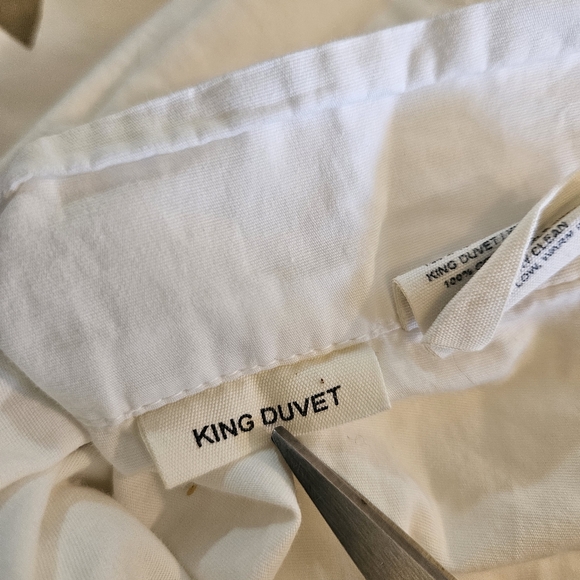 Anthropologie Vintage Ibbie Collection Flower Blooms Duvet Cover King - Picture 6 of 9